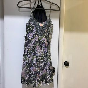 Free People tiered Mini Dress Size xs